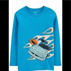 Carter’s Kids boys tee graphics jersey 8/8A blue NWT